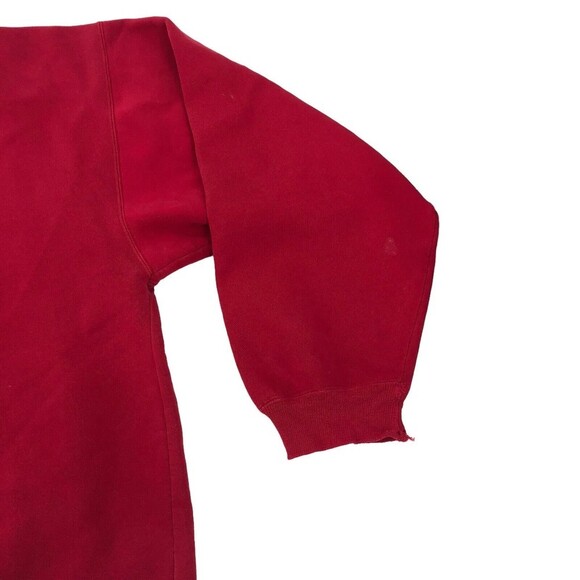 VINTAGE Michigan Gear For Sports Up North Crew Neck Pullover Red Sweatshirt - Picture 8 of 11